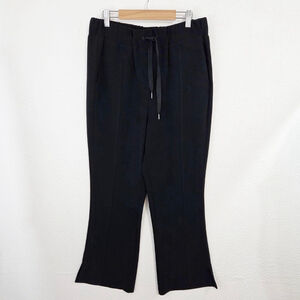 Cinq a Sept black drawstring pants cropped relaxed women's size medium M